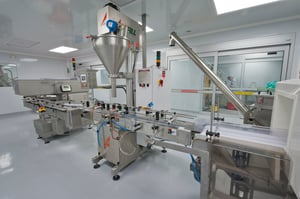 Ligne de production ATP Lab en salle blanche
