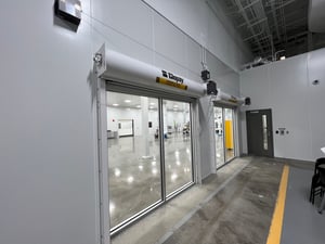 Industrial access to the BRP cleanroom
