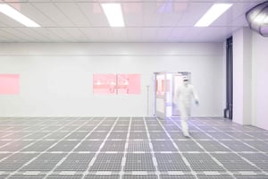 Salle blanche C2MI sous éclairage contrôlé
