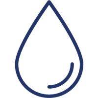 Controlled environment parameter icon (temperature and humidity)